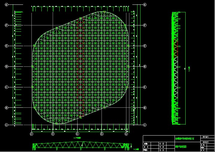 吴忠杭州转塘中学网架设计