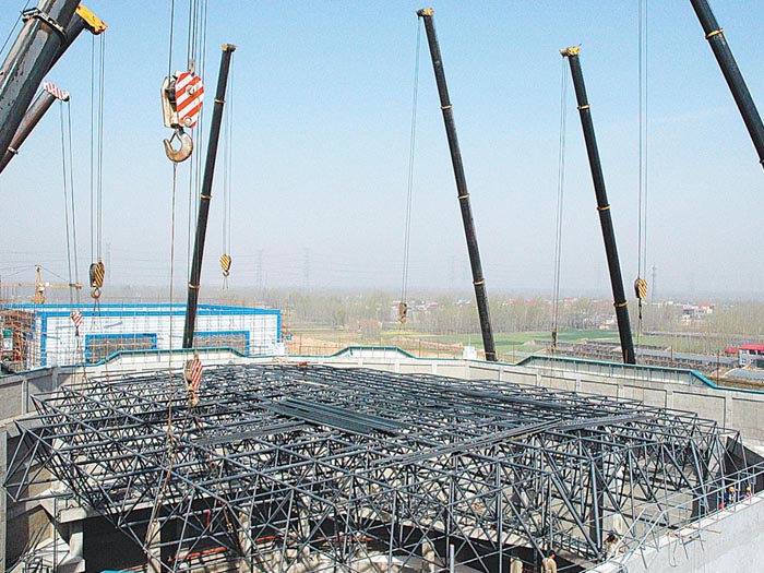 吴忠网架高空滑移法