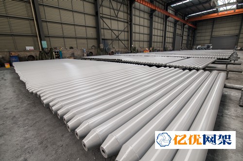 吴忠网架喷漆车间